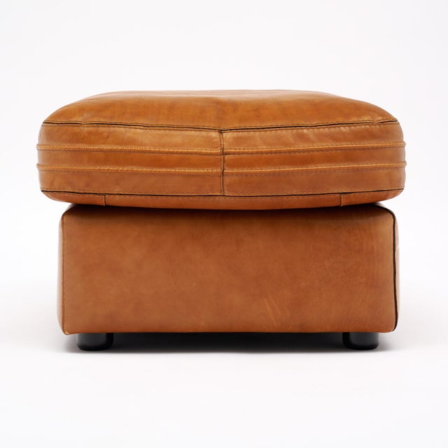 Animal Skin Vintage Ottoman by Roche Bobois For Sale - Image 7 of 9