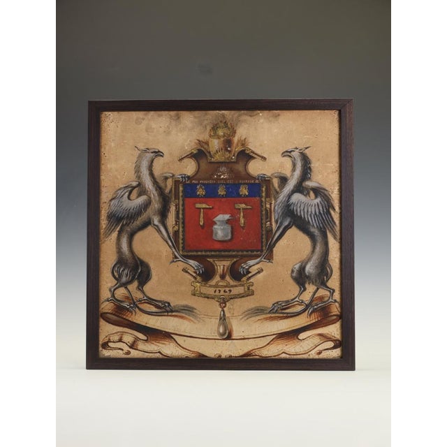Original French Louis XV Coachbuilder’s Design for a Jeweller’s Trade Carriage, Dated 1769 This exceptional and incredibly...
