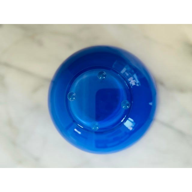 Signed Cased Glass Art Bowl For Sale - Image 4 of 7