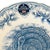 English English Blue & White Transferware Turkey Thanksgiving Dinner Plates - Set of 6 For Sale - Image 3 of 6