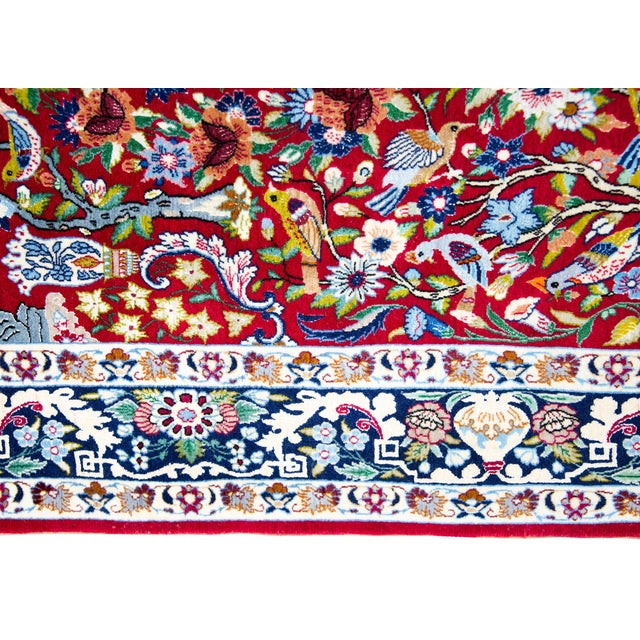 Vintage Isfahan Rug For Sale - Image 9 of 15