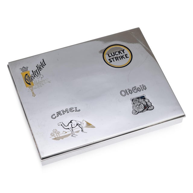 20th Century American Silver & Enamel Cigarette Box from Cartier For Sale - Image 11 of 11