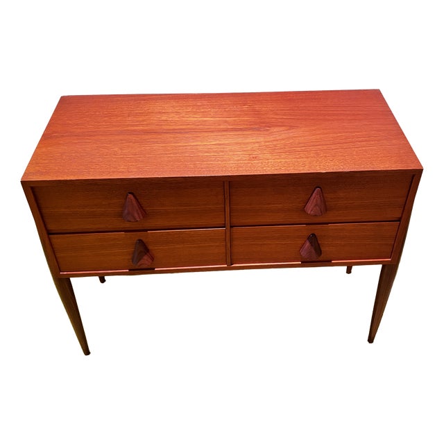 Teak Bedside Table by by Reinhold Stotz, 1960 For Sale
