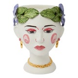 Moro Head With Purple Rosettes For Sale