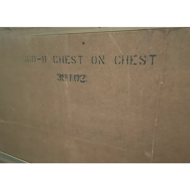 Mid-Century Modern 1960s Dixie Midcentury Highboy Dresser For Sale - Image 3 of 11