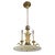 Gold Art Deco Chrome Chandelier, 1930s For Sale - Image 8 of 8