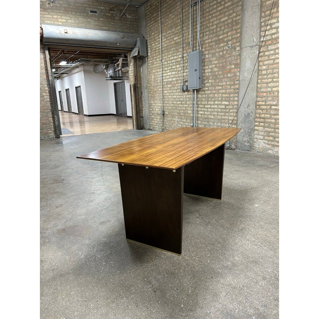 Rare Edward Wormley for Dunbar Desk, Model 5472 For Sale In Chicago - Image 6 of 9