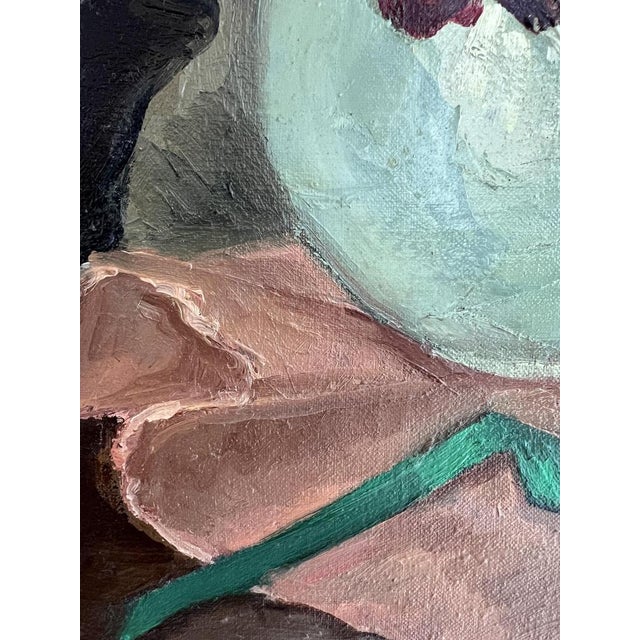 Stéphanie Caroline Guerzoni, Bouquet au Pichet, Oil on Canvas For Sale - Image 7 of 10