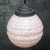 Metal French Pink Reeded Clichy Glass Pendant Lamp For Sale - Image 7 of 9