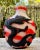 Antique Peking Glass Black Red Double Overlay Dragon Snuff Bottle For Sale - Image 9 of 12