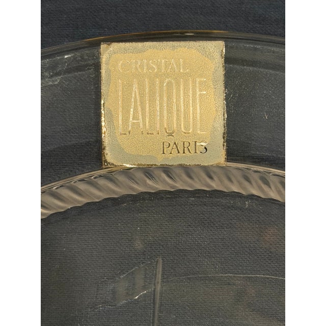 Vintage Lalique France Crystal Sailing Ship Plates, Set of 3 For Sale In Dallas - Image 6 of 10