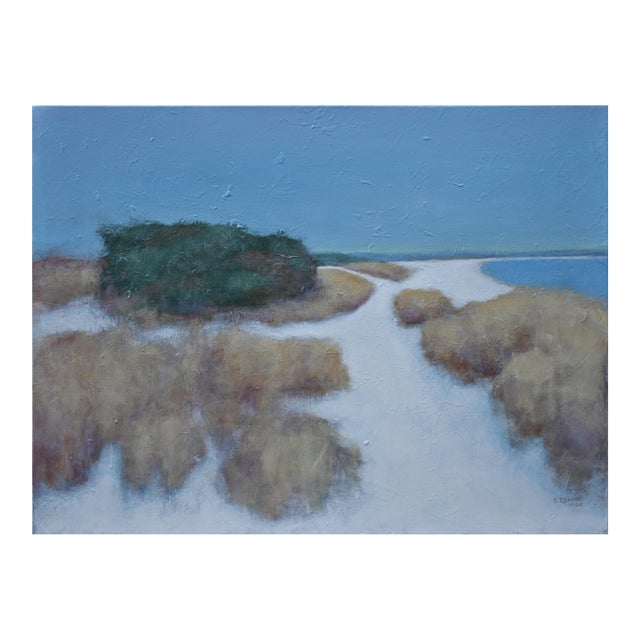 Winter at the Coast, Contemporary Acrylc Landscape Painting by Stephen Remick For Sale