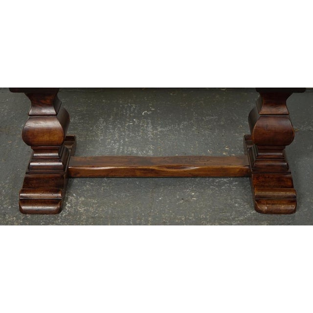 Vintage Refectory Oak Coffee Table For Sale - Image 6 of 15