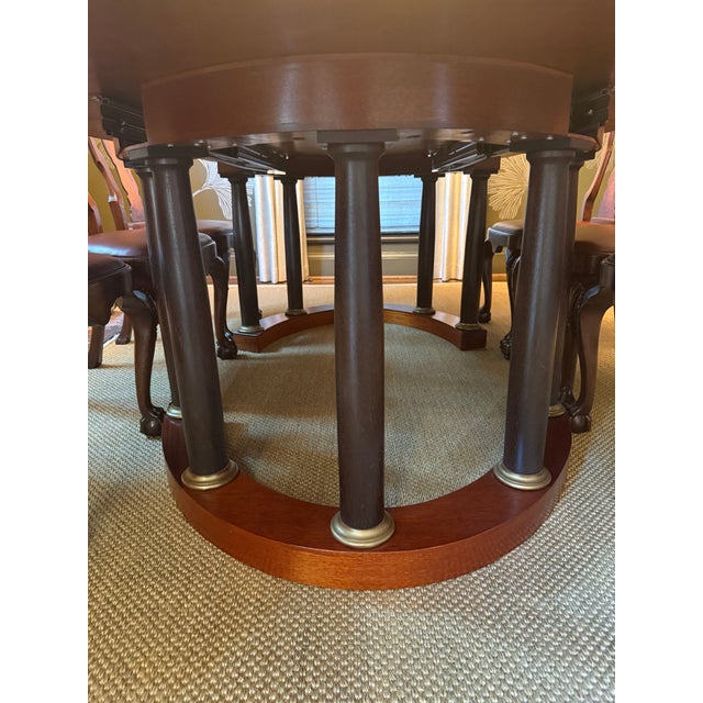 Custom Alf Sharp Dining Table With 3 Leaves For Sale - Image 10 of 16