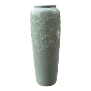 Late 19th Century Celadon Vase For Sale