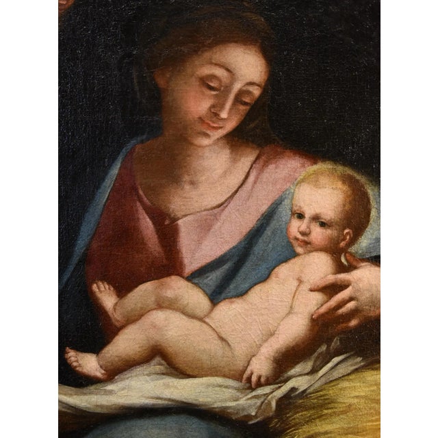 Anton Maria Piola, Madonna and Child, 1700s, Oil on Canvas, Famed For Sale - Image 4 of 16