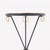 Contemporary A Pair of Gueridon Style Iron & Bronze Drinks Tables, in the Manner of Jean-Michel Frank. Contemporary. For Sale - Image 3 of 5