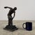 Bronze Classical Athlete Sculpture After Discobolus, Greco-Roman Athlete, 12” H For Sale - Image 16 of 16