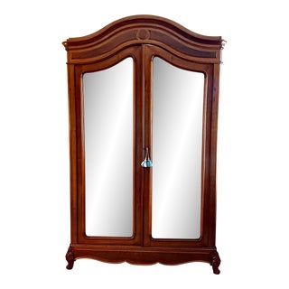 18th Century Mirrored Armoire For Sale