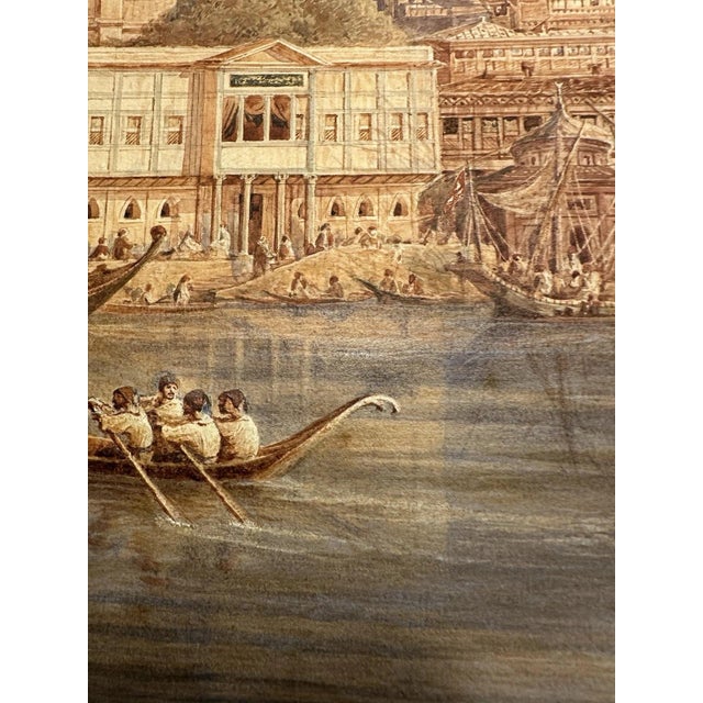 Pedro Friedeberg Friedrich Horner, Istanbul (Constantinople) – Hagia Sophia, Gouache Painting on Paper For Sale - Image 4 of 12