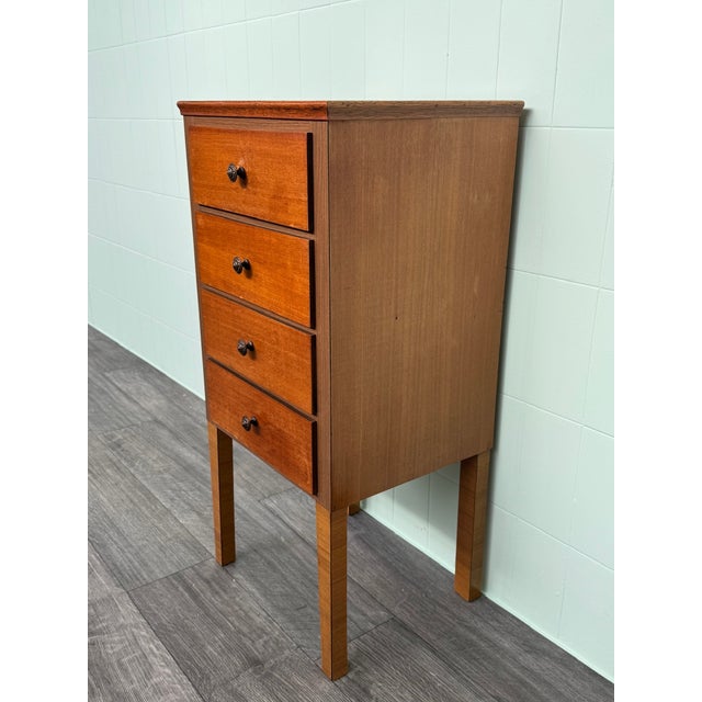 Mid-Century Modern Vintage Italian Wooden Chest of Drawers, 1970s For Sale - Image 3 of 13