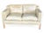 Danish Modern Patinated Tan Leather Loveseat in the Style of Børge Moge For Sale - Image 14 of 18