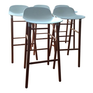 Normann Copenhagen Form Barstools - Set of 5 For Sale