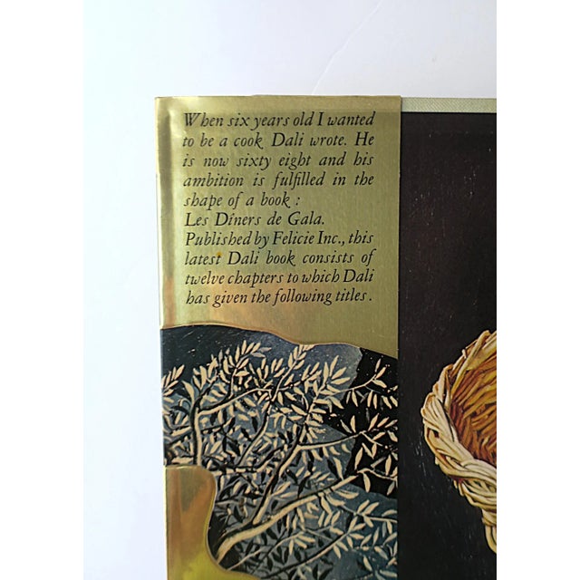 Illustration Salvador Dali Art Recipe Book, Les Diners De Gala, 1971 France, First Edition For Sale - Image 3 of 16