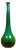 Large Vintage Green Glass Vase For Sale
