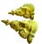 Hollywood Regency 1970s Carved Wood Yellow Lacquer Elephant Wall brackets.A Pair For Sale - Image 3 of 6