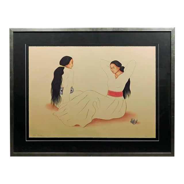 R.C.Gorman "Shoshana's Bracelet" Original Framed Lithograph For Sale