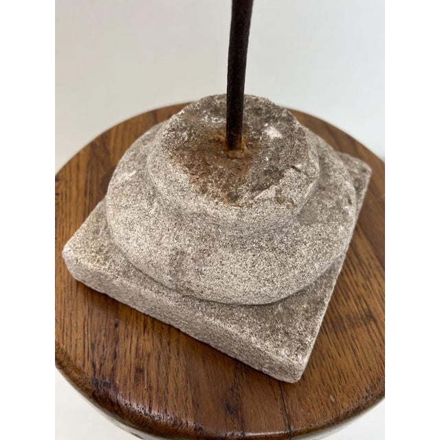 Brown Handmade Oak Hercules C-130 Airplane on Stand, 1950s For Sale - Image 8 of 18