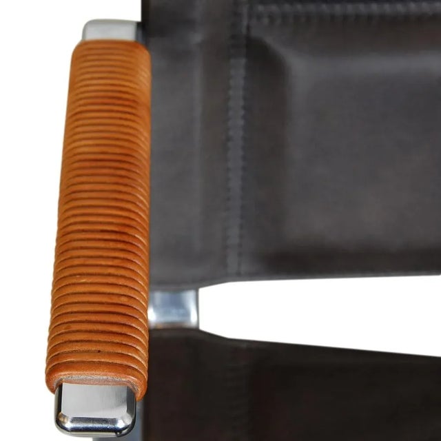 FK-82 Armchair in Black Leather by Fabricius and Kastholm for Kill International, 2000s For Sale - Image 6 of 7