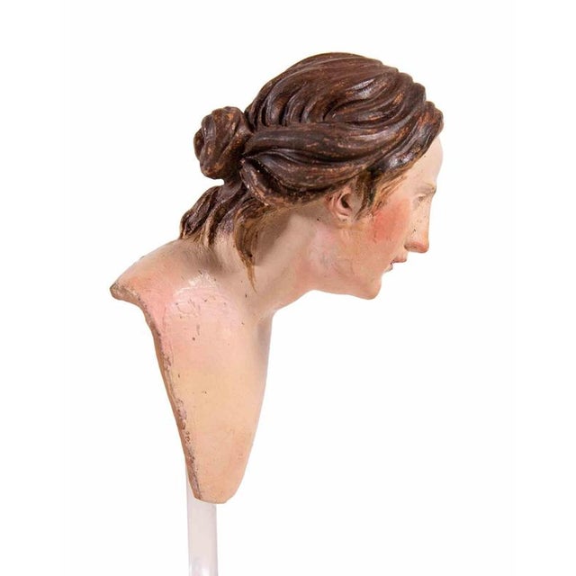 Head of Woman, Italy, 18th Century For Sale - Image 5 of 6