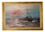 Andersson, Sailing at Sunset, 1950s, Oil, Framed For Sale