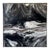 Vintage Richard Mann "Black and White" Painting For Sale
