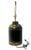 Pair of Antique Tole Brown and Gilt Decorated Tea Canisters as 20th-Century Lamps For Sale In San Francisco - Image 6 of 13