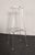 Lucite bar stool with fixed seat in the style of Charles Hollis Jones (ca. 1970s, USA). Elegant, minimal form whose...