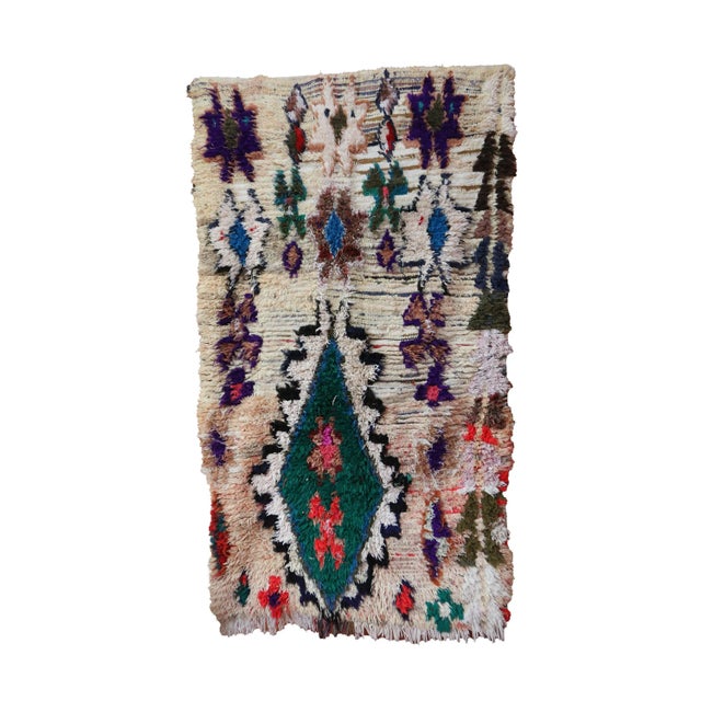 Textile Vintage Moroccan Azilal Rug For Sale - Image 7 of 7