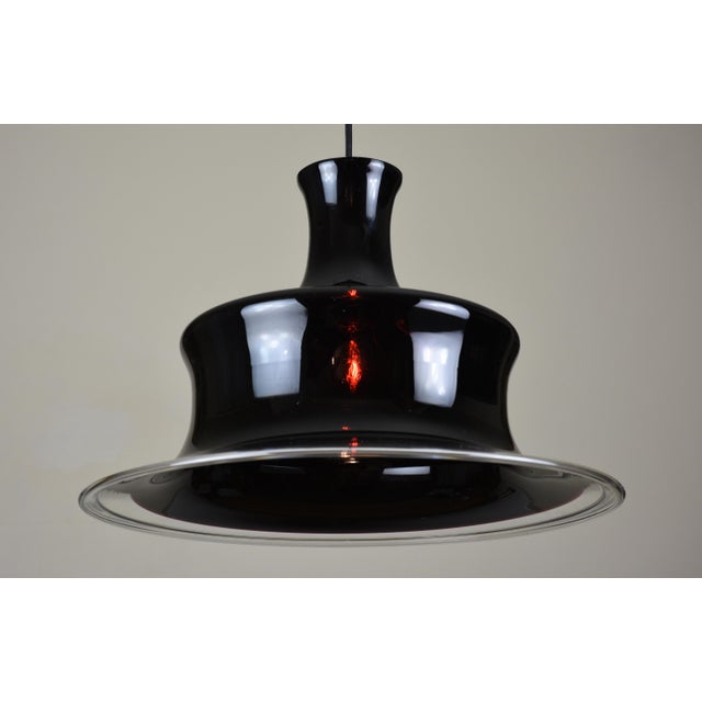 Modern Sonate 2 Pendant Light in Aubergine Glass by Michael Bang for Holmegaard, 1978 For Sale - Image 3 of 11