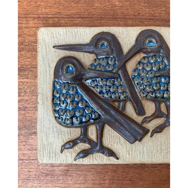 Mid-Century Danish Wall Relief Plate by Marianne Starck for Michael Andersen Bornholm For Sale - Image 5 of 18