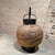 For your consideration, a vintage Japanese Chochin lantern with a woven bamboo exterior and a metal stand. Traditional...