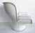 Joe Colombo Joe Colombo Elda Swivel Chair, Fratelli Longhi, White Leather, Fiberglass Shell- 4 Available For Sale - Image 4 of 16