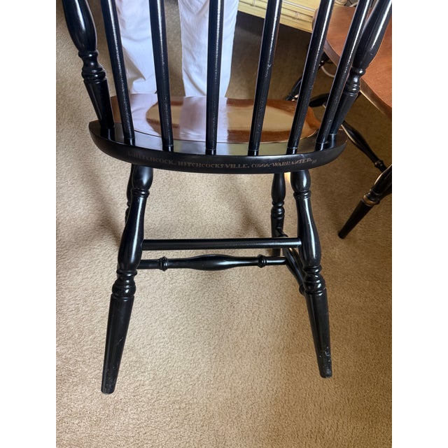 Vintage Hitchcock Dining Chairs For Sale - Image 9 of 13
