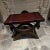 1940s Spanish Colonial Curule Stool Leather Mahogany For Sale - Image 12 of 12