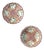 Brussels Faience Shaped Plates, 1700s, Set of 2 For Sale
