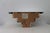 Vintage 70s Disco Console Table, Cascading Demilune Wall Mounted Shelf in Gold For Sale - Image 10 of 18