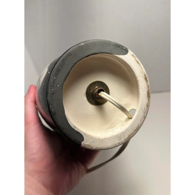 Ceramic Vintage 1994 Susanne Ball Freeberg Wild Things Colorful Hand Painted Ceramic Lamp Signed For Sale - Image 7 of 8