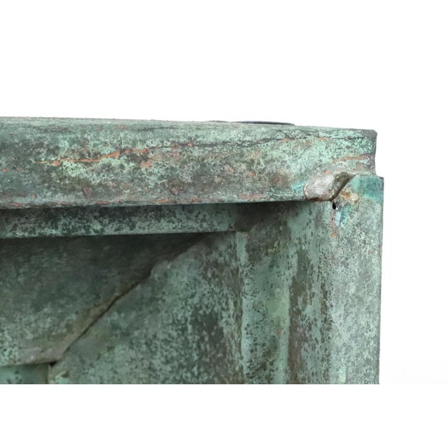 Early 20th Century Copper Architectural Rosette Wall Element For Sale - Image 9 of 15