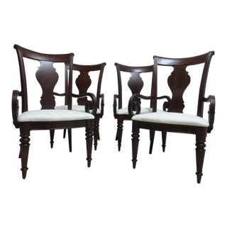 Pennsylvania House Cherry Admiral Cortland Manor Dining Chairs - Set of 4 For Sale